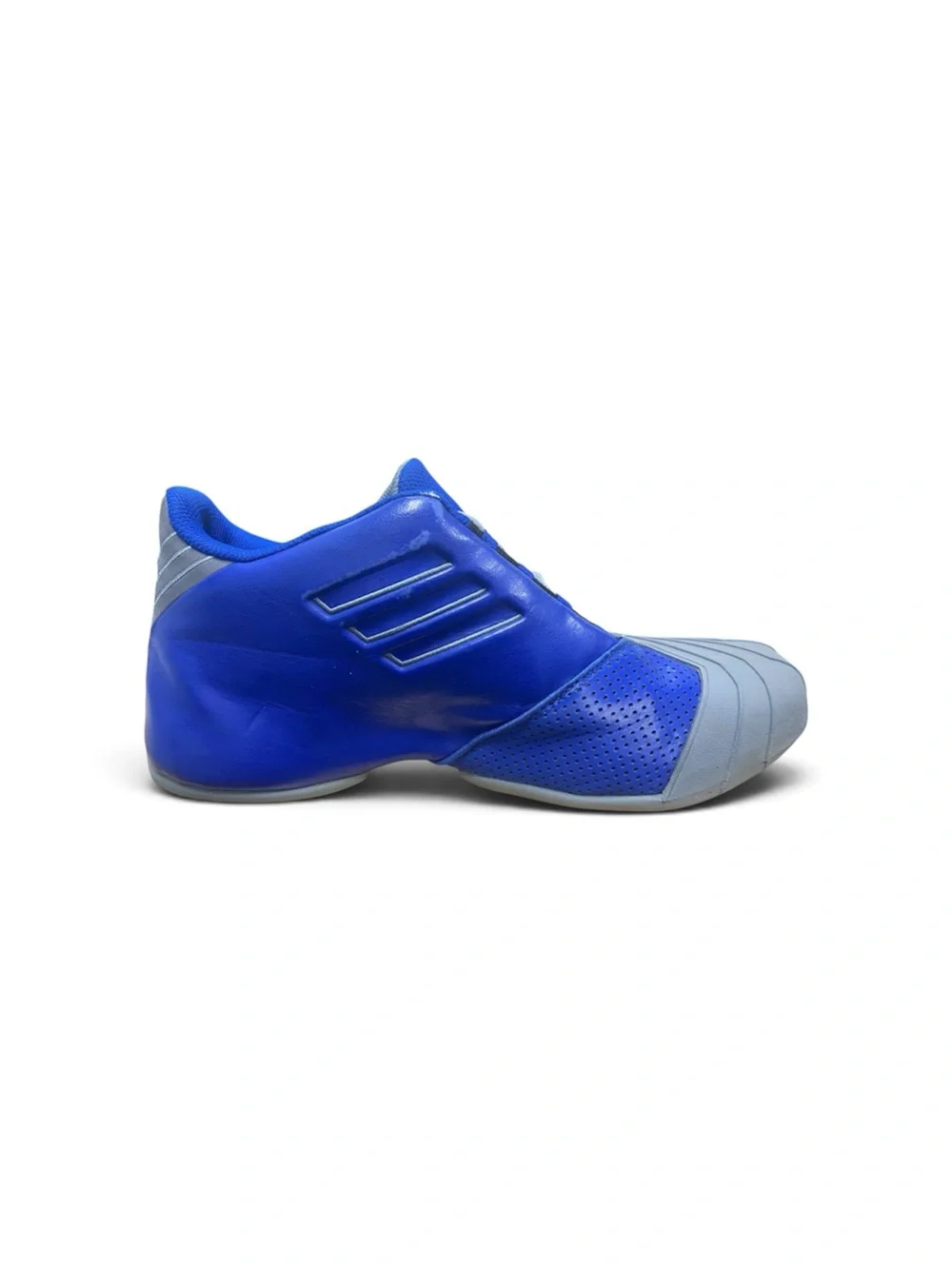 VTG 2012 Mens Royal Blue Grey Adidas NBA T-Mac 1 Retro Basketball Shoes Sz 12
